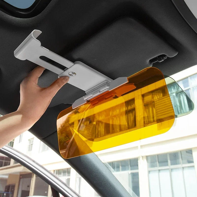 Enhanced Visibility Car Sun Visor Clip-on Glasses
