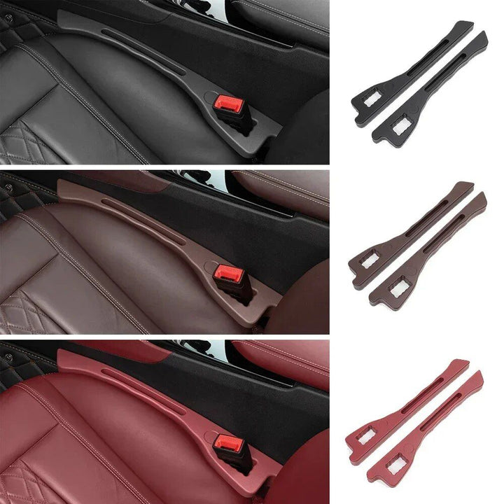 Universal Car Seat Gap Filler with Phone Holder - 2PCS, Premium PU Leather