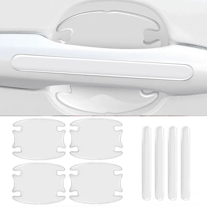 Transparent Car Door Handle & Mirror Protection Strips