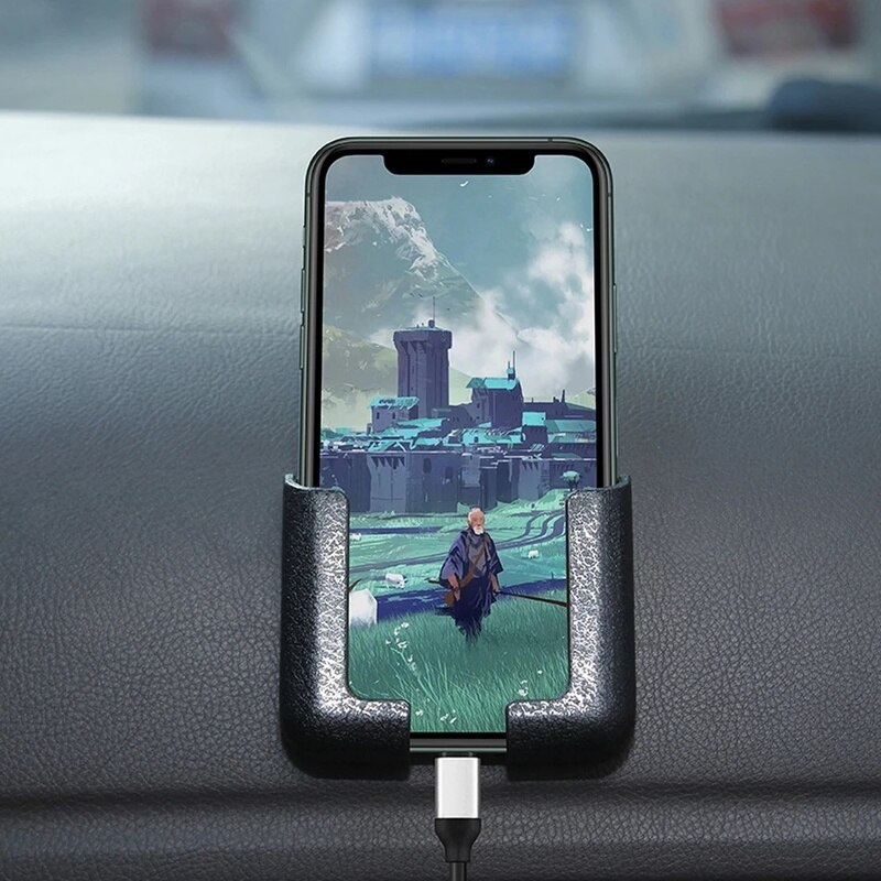 Compact Universal Car Phone Holder – Versatile Mount for All Smartphones