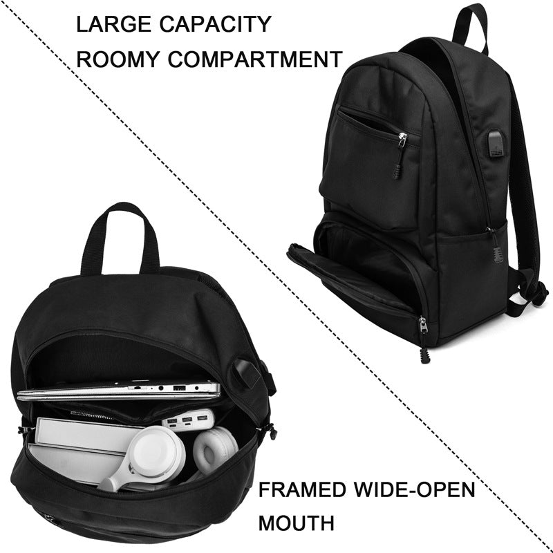 Waterproof Backpack for Men Business USB Charging Male Backpack Large 15.6 Inch Laptop Computer Rucksack Men School Backpack Bag