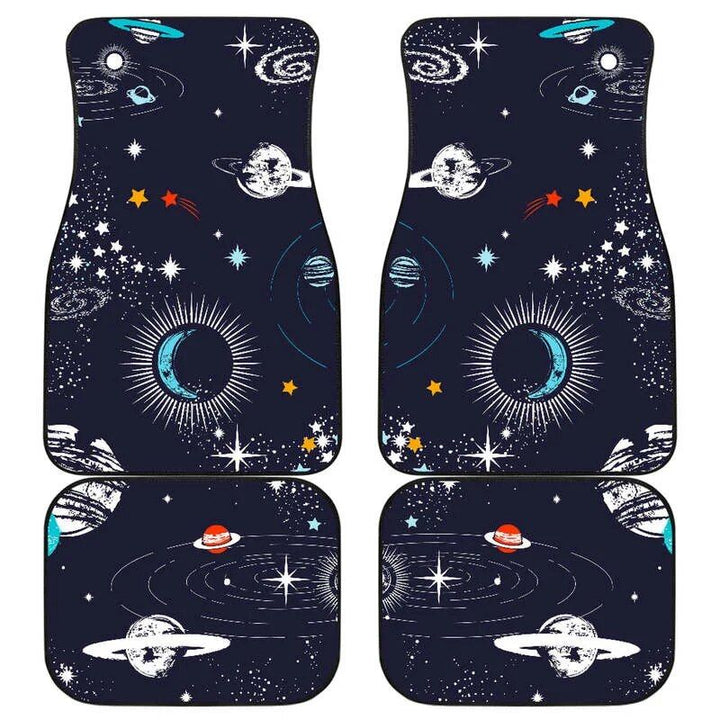 Galactic Outer Space Car Floor Mats