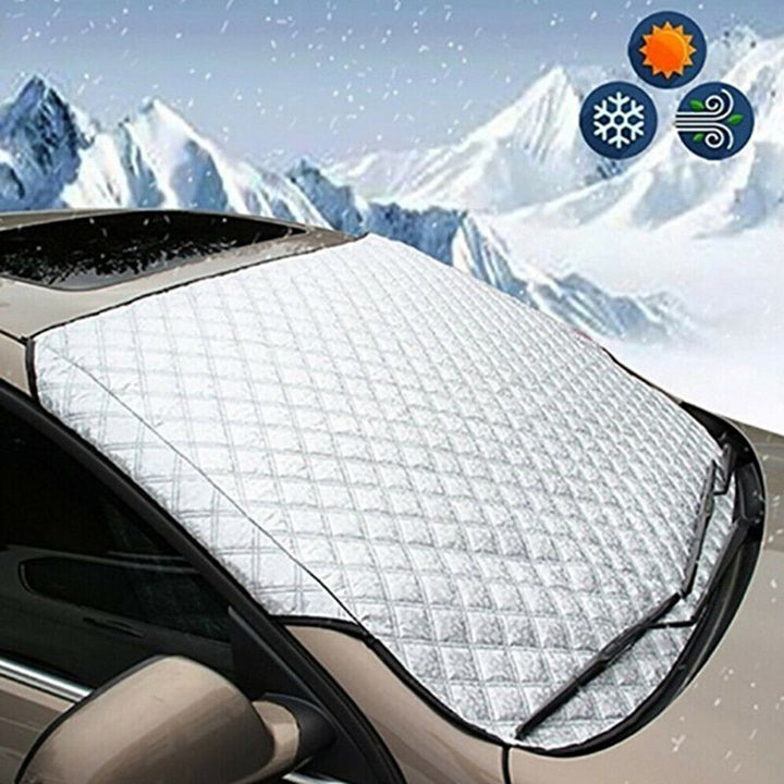 Universal Car Windshield Cover - Sunshade & Ice Protector, Weatherproof 150x70cm