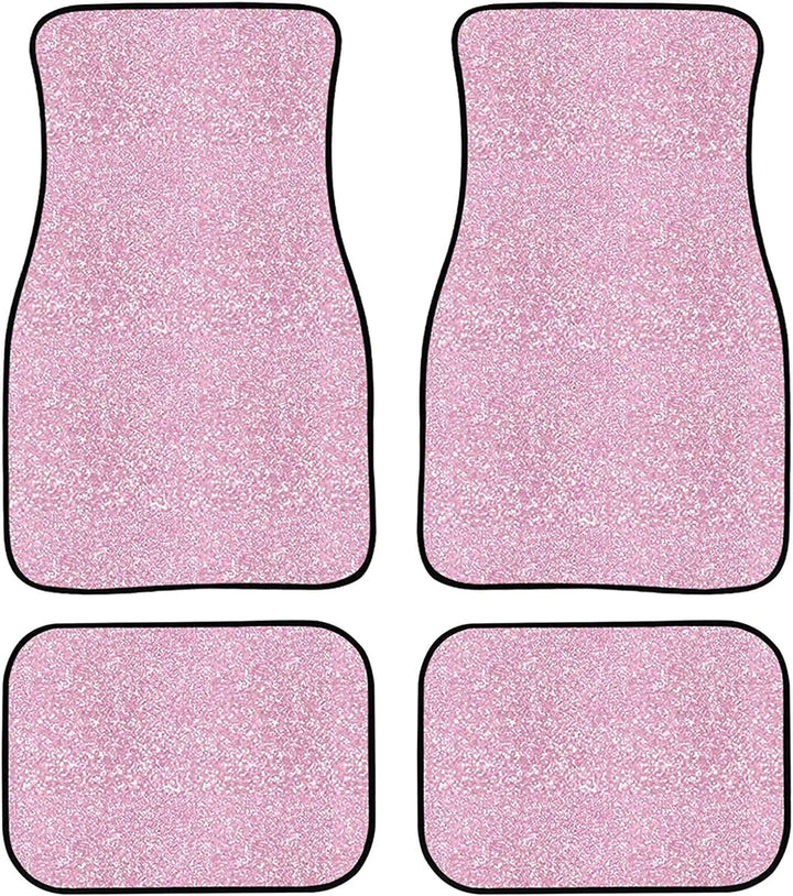 Pink Bling Print Universal Car Floor Mats