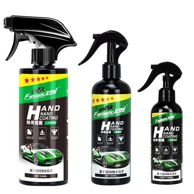 Nano Ceramic Car Coating Kit: Liquid Spray Polish Wax for Auto Detailing