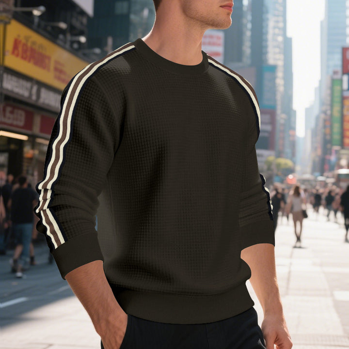 Casual Men's Loose Round Neck Sweater Thin