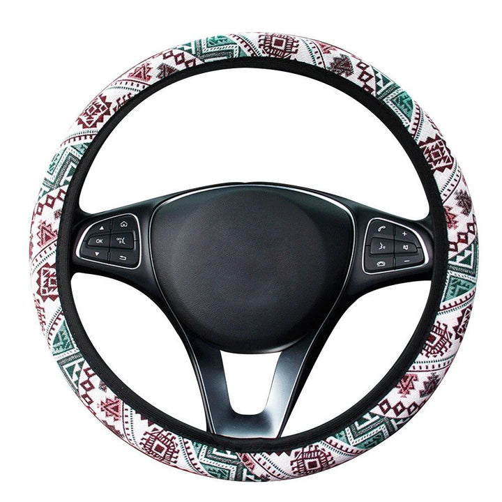 Boho Cotton Steering Wheel Cover