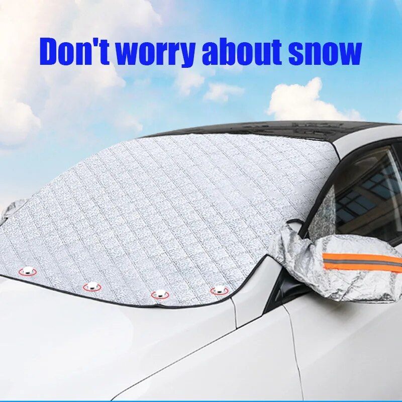 Multipurpose Magnetic Car Windshield Protector – Snow, Ice, and Sun Cover
