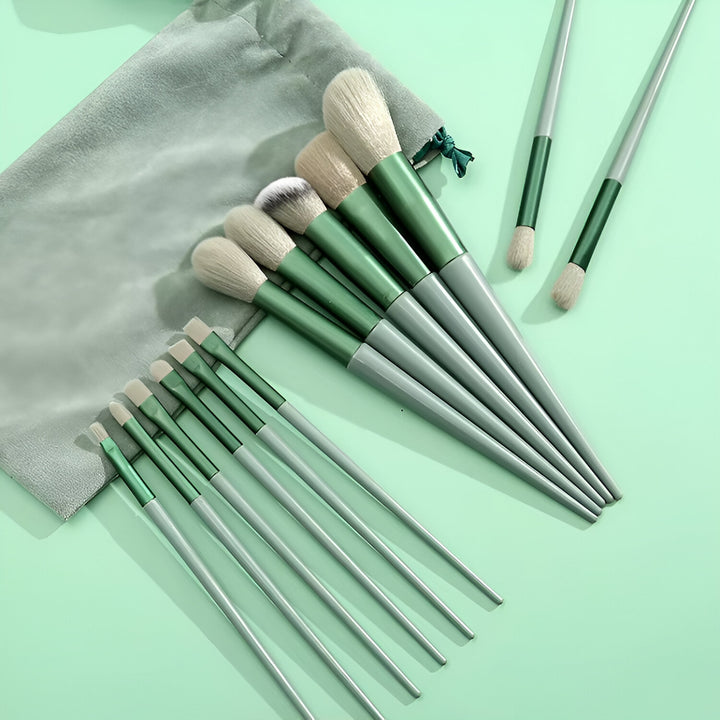 13-Piece Fluffy Soft Makeup Brush Set for Foundation, Blush, Eyeshadow