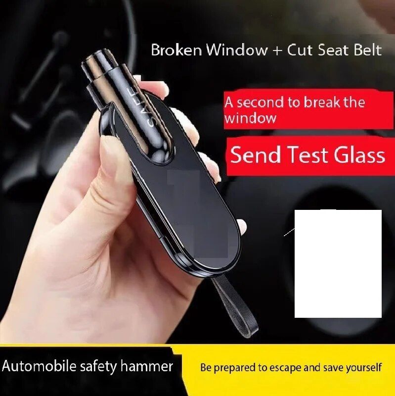 Emergency Car Window Breaker & Safety Hammer