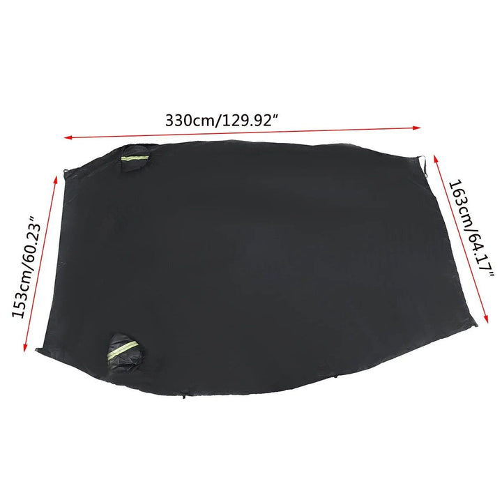 Universal Half Car Cover - Waterproof, UV & Dust Resistant Vehicle Protector