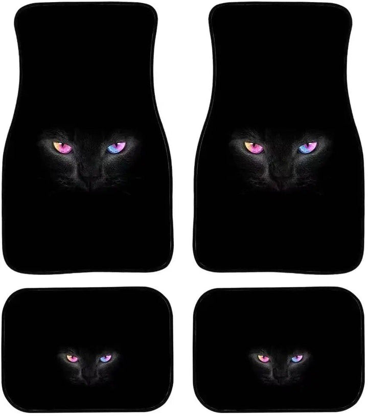 Black Cat Universal Car Floor Mats