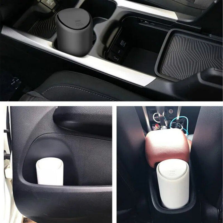 Auto Car Garbage Can Car Trash Can Silicone Garbage Dust Case Holder Rubbish Bin Auto Organizer Storage Box