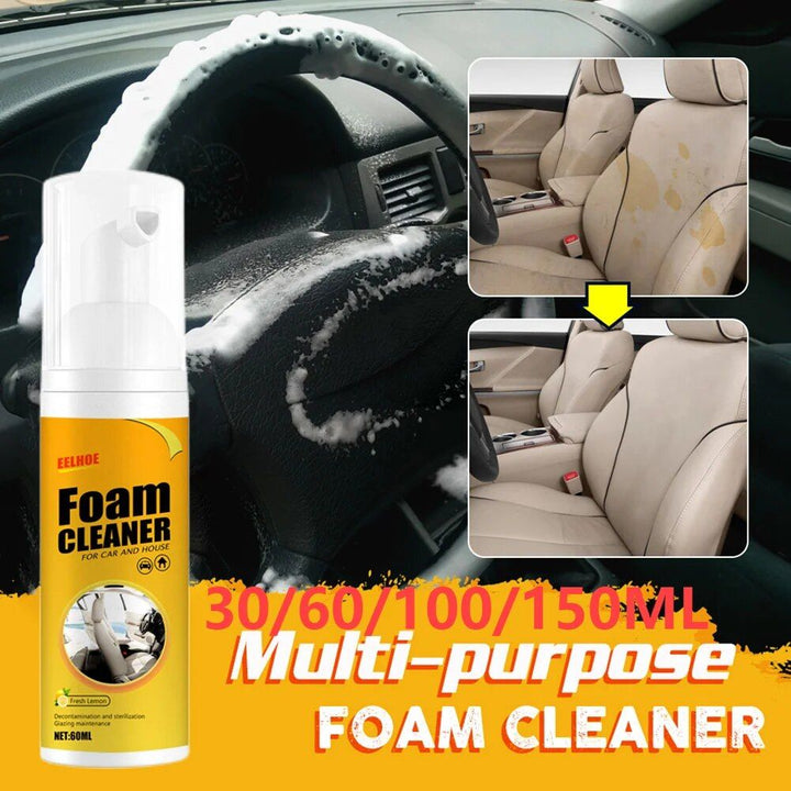 Multi-Purpose Foam Cleaner Spray for Car Interior & Home Surfaces