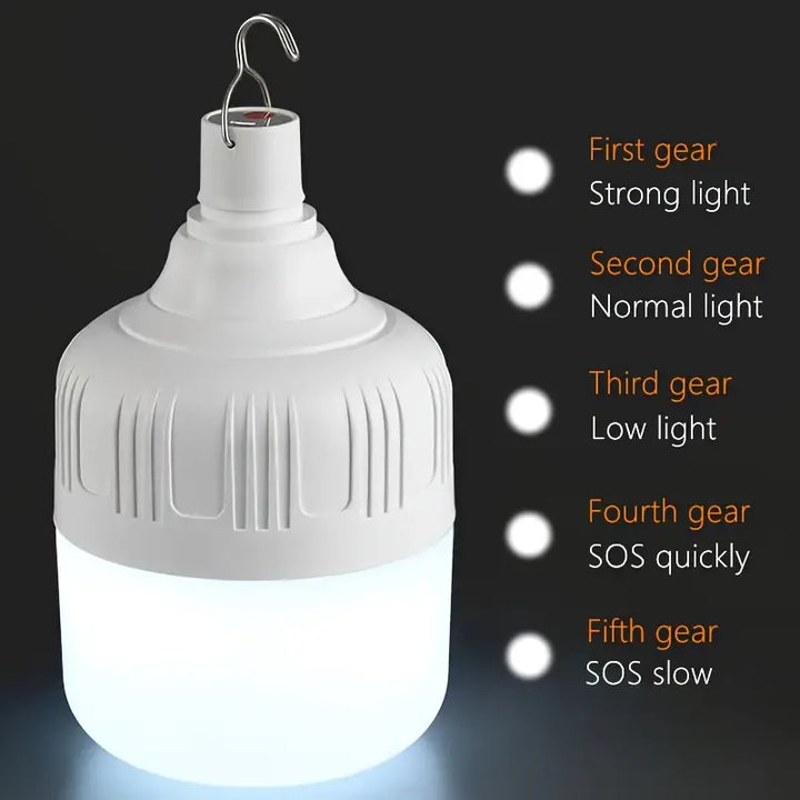 Ultra-Bright 60W LED Rechargeable Outdoor Lantern for Camping and Emergency