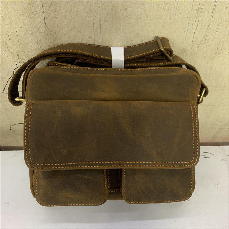 Men's Casual Leather Shoulder Messenger Bag