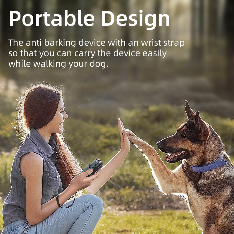 2-in-1 Ultrasonic Dog Training & Anti-Barking Device with Flashlight