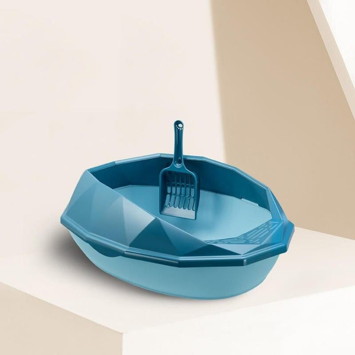 Colorful Diamond Small Cat Litter Box