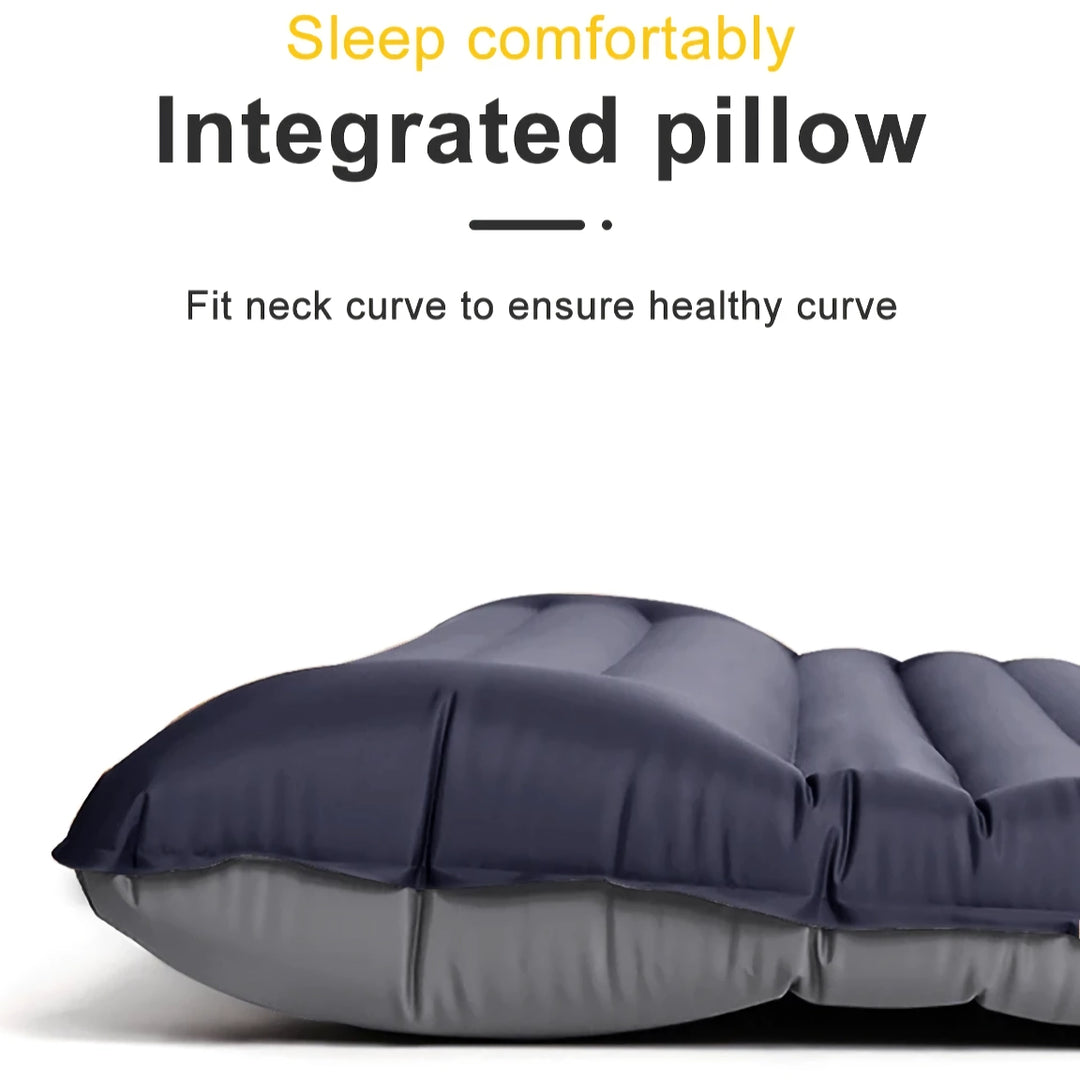 Self-Inflating Camping Mattress with Built-In Pump