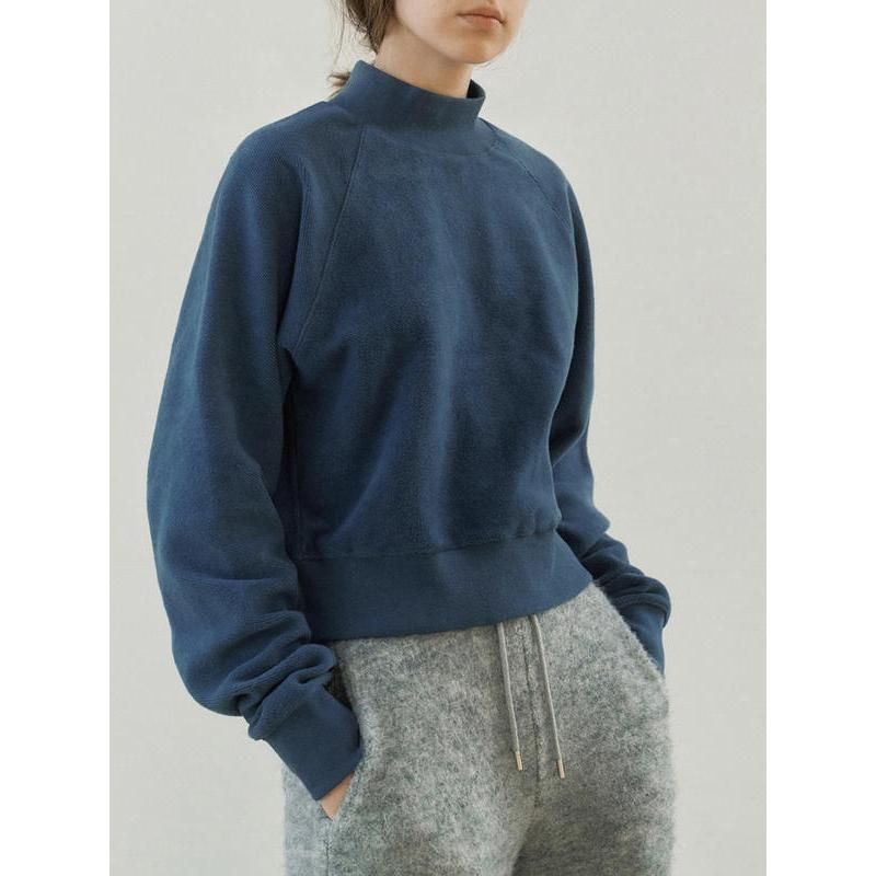 Chic Turtleneck Cotton Hoodie for Women