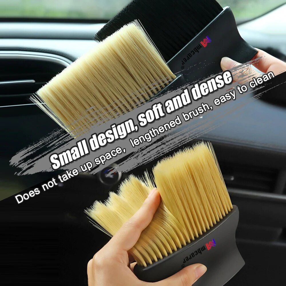 Compact Car Interior Detailing Brush