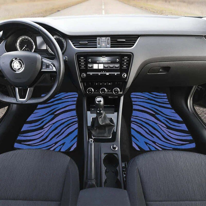 Zebra Patterned Heavy Car Floor Mats