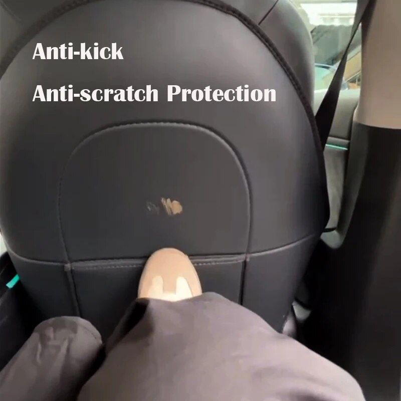 Luxury Microfiber Leather Car Seat Back Protector Pads