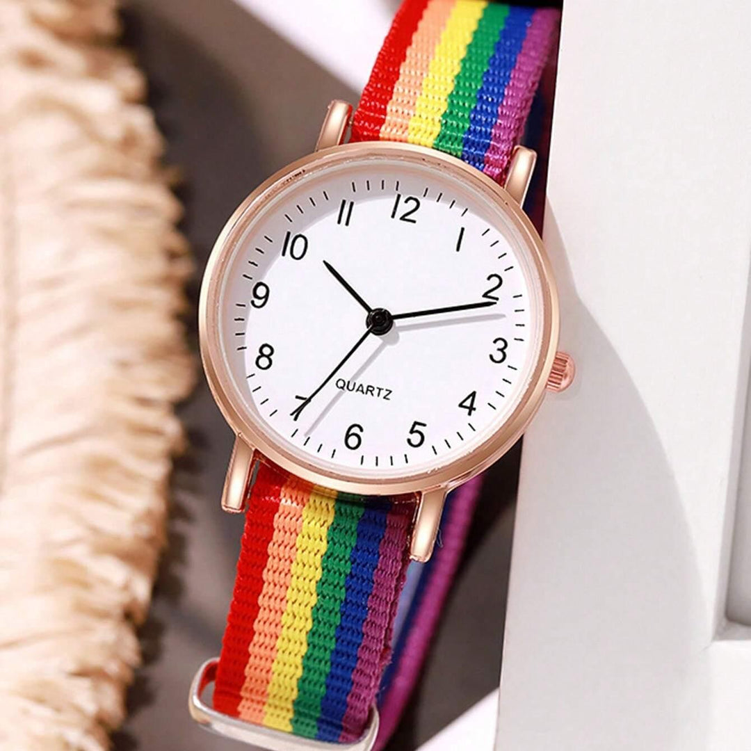 Fashion Rainbow Quartz Women's Wristwatch