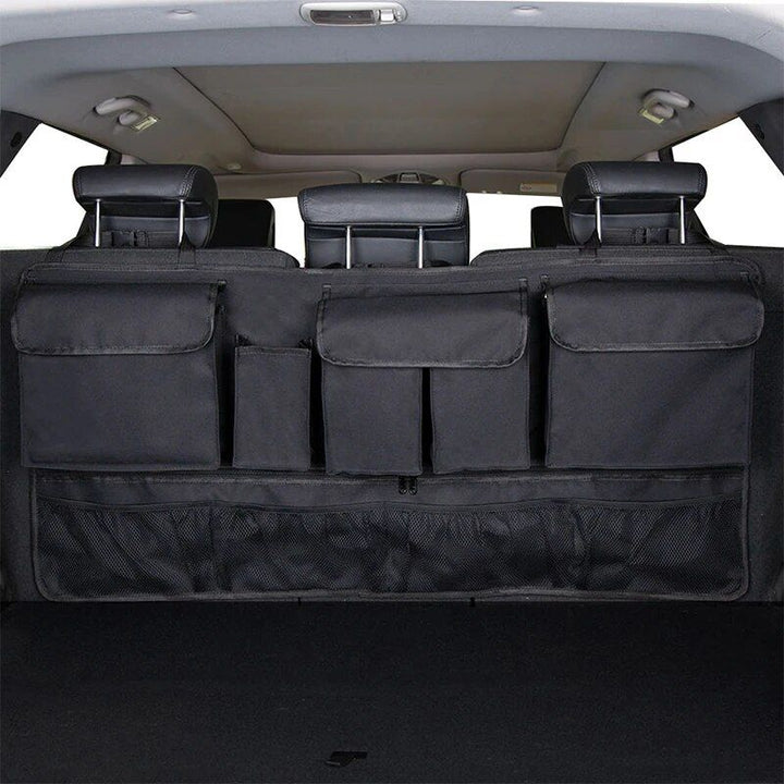 Universal Multi-Pocket Car Trunk Organizer with Waterproof Oxford Cloth Design