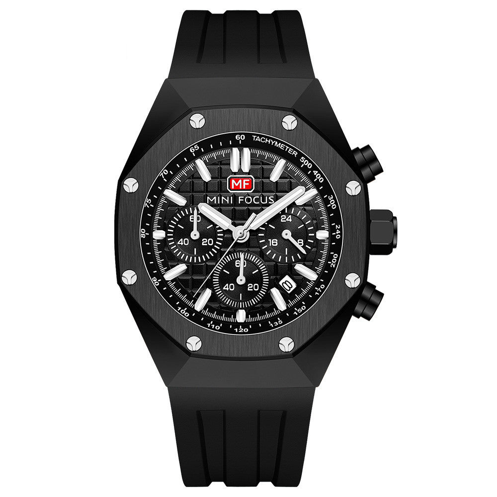 Multifunctional Waterproof Quartz Luminous Sports Men's Watch