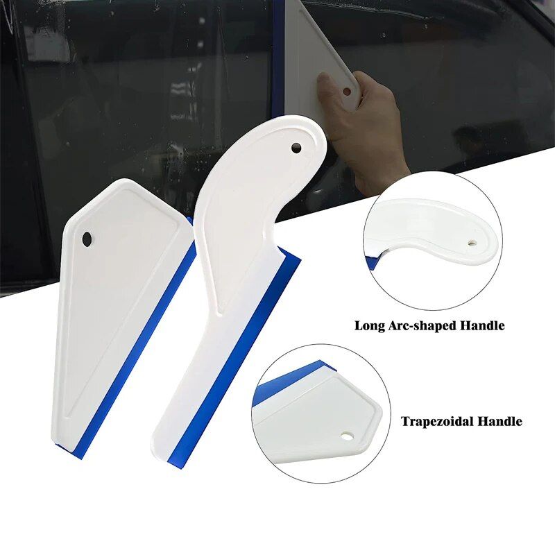 Car Window Silicone Squeegee & Glass Cleaner