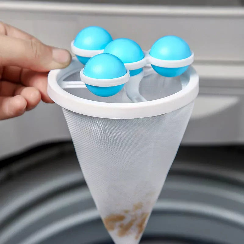 Reusable Pet Hair Removal Mesh Bag for Washing Machine