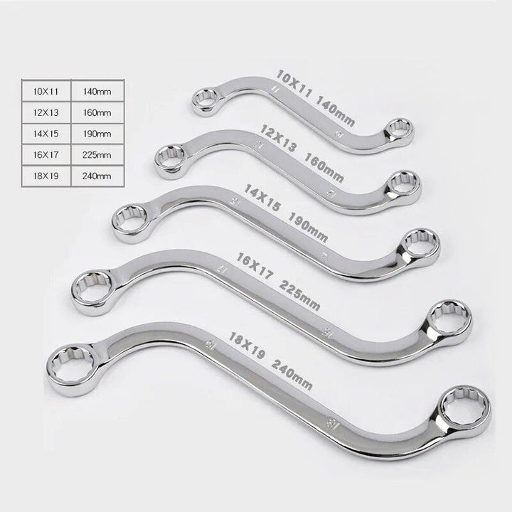5-Piece S-Type Allen Wrench Set - Double-Ended Spanner Tool Kit