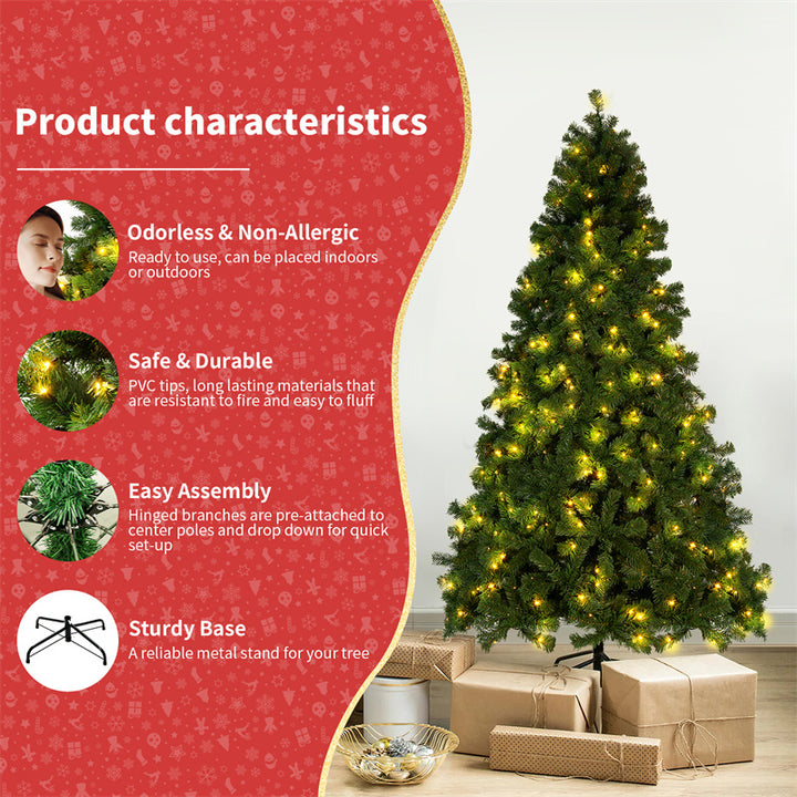 Artificial Christmas Tree PVC Luxury Encryption Christmas Supplies Holiday Home Party Mall Floor Decoration