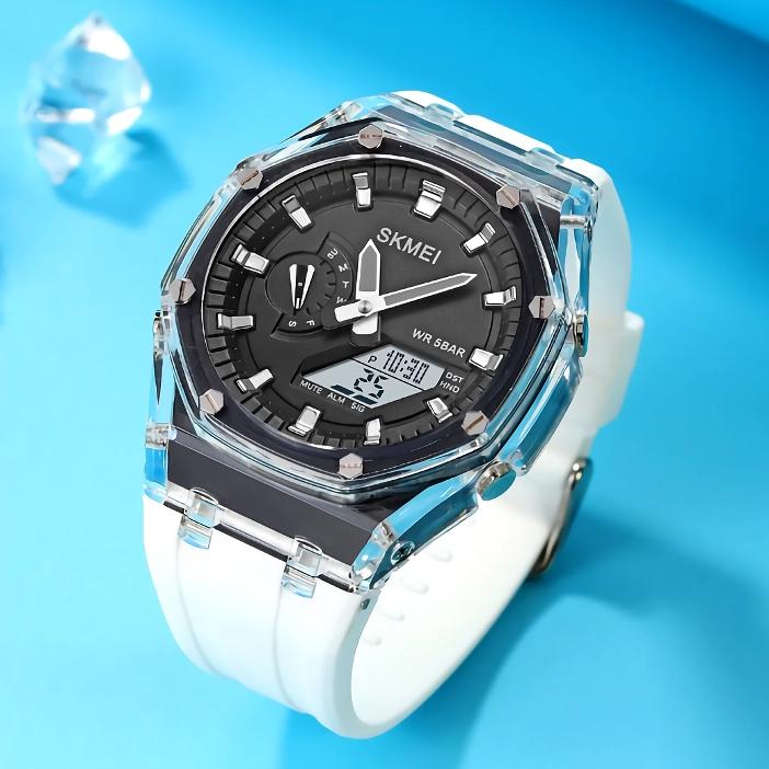 Led Light Electronic Waterproof Men Watch