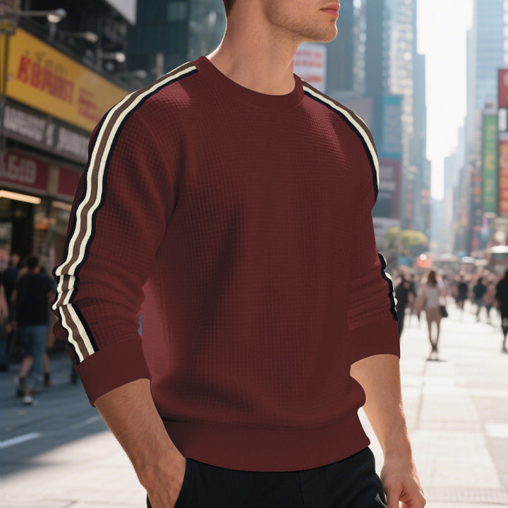 Casual Men's Loose Round Neck Sweater Thin