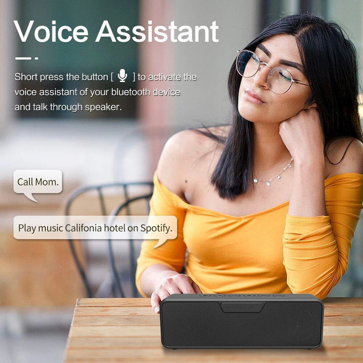 30W High-Power Portable Bluetooth 5.0 Speaker: Waterproof, Super Bass, TWS Stereo, USB-C, Long Battery Life