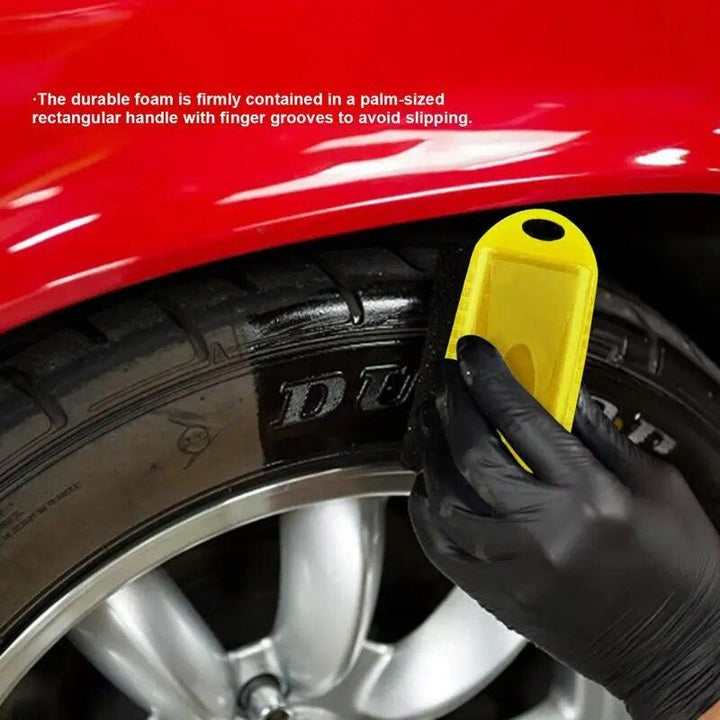 Premium Car Wheel Waxing and Polishing Sponge Brush Kit