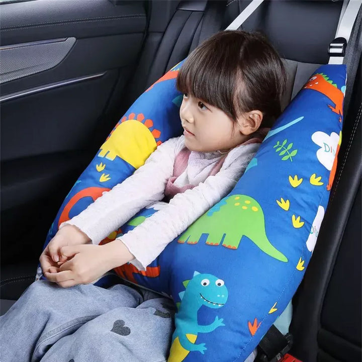 Adjustable Animal Pattern Kids Travel Neck Support Pillow