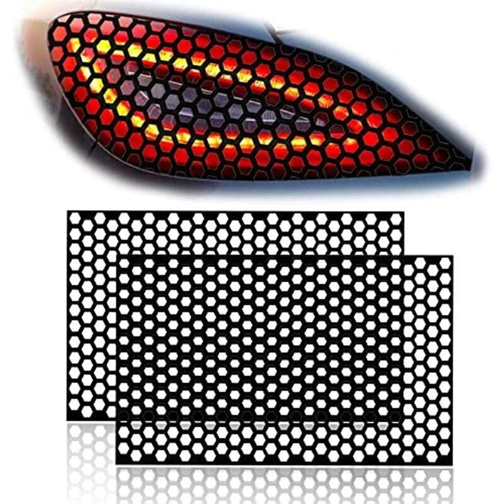 Universal Honeycomb Tail Light Vinyl Decals