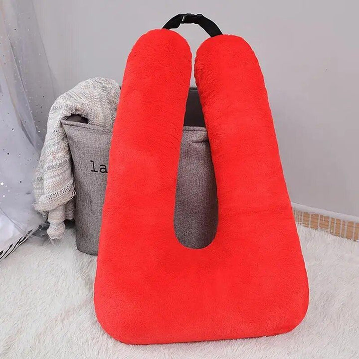 Ergonomic Car & Travel Neck Pillow with Adjustable Strap for Comfortable Support