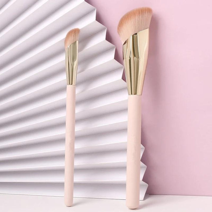 Luxury Oblique Head Makeup Brush for Flawless Foundation and Contour