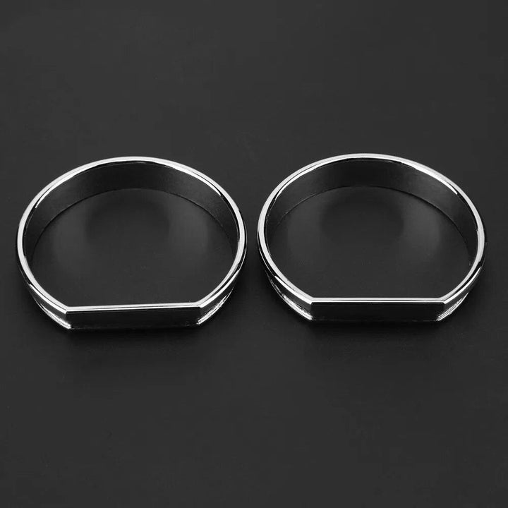 BMW E46 Dashboard Dial Rings Trim Set