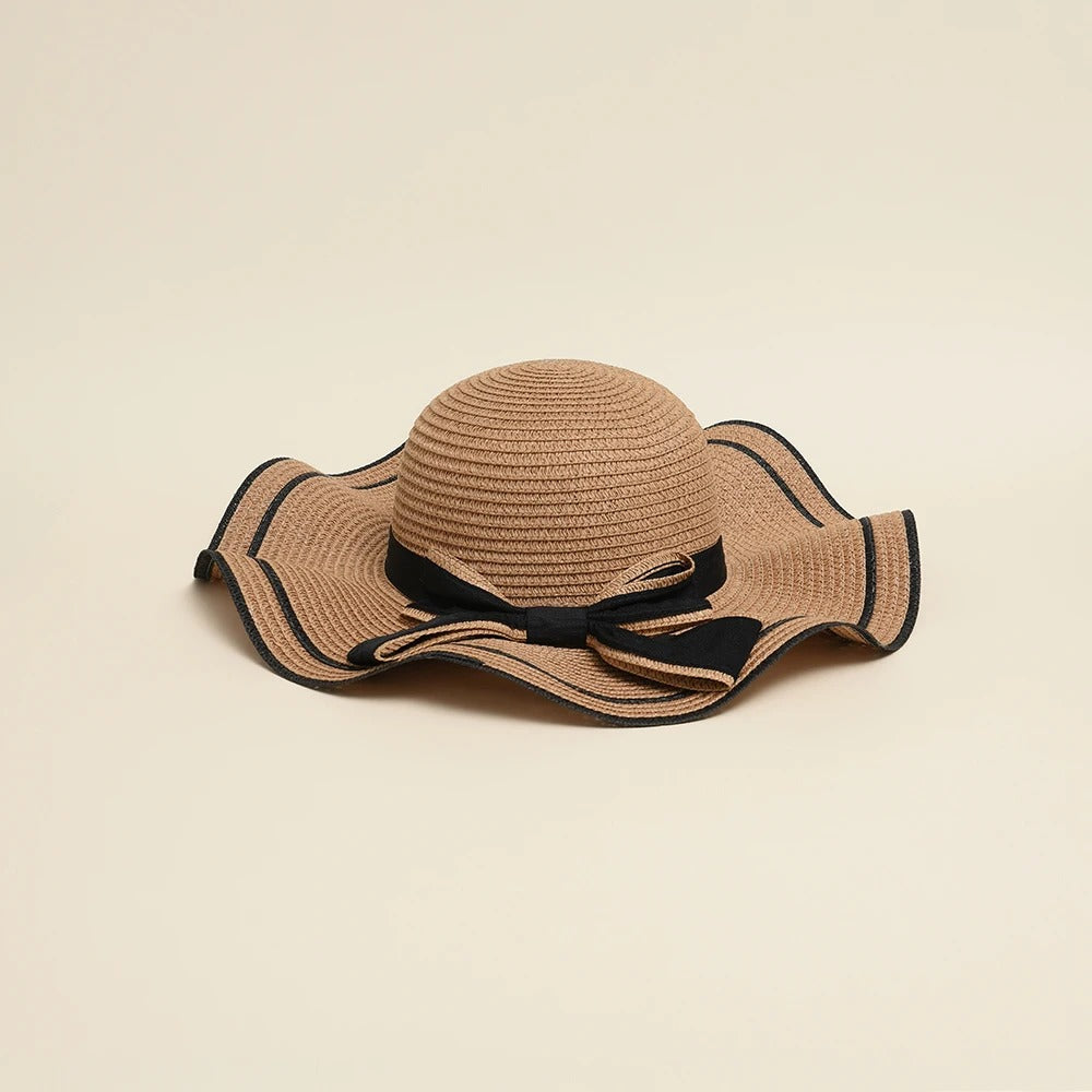 Bowknot Straw Sun Hat