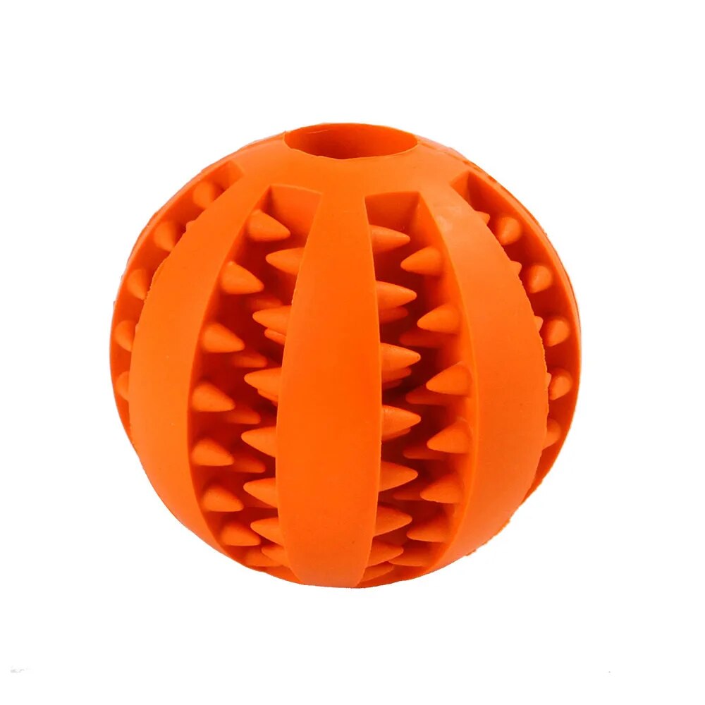 Interactive Dog Treat Ball for Teeth Cleaning and Play