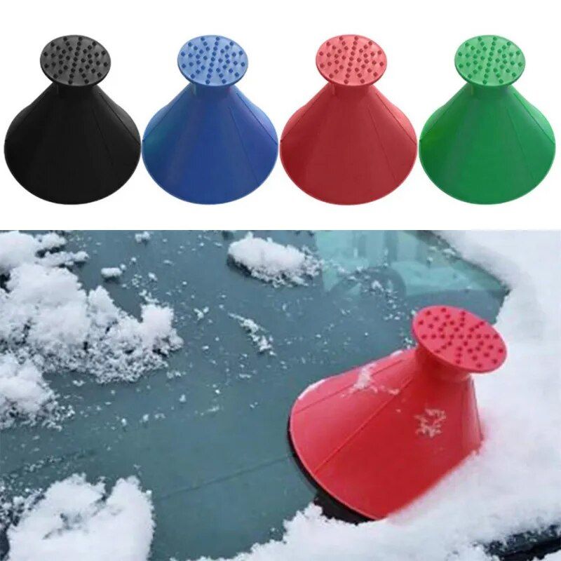 Winter Magic Windshield Ice Scraper & Snow Remover Funnel