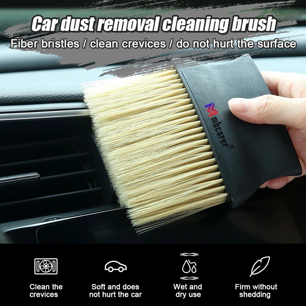 Compact Car Interior Detailing Brush