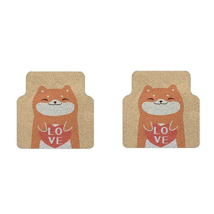 Universal Cartoon Pattern Waterproof Car Floor Mats