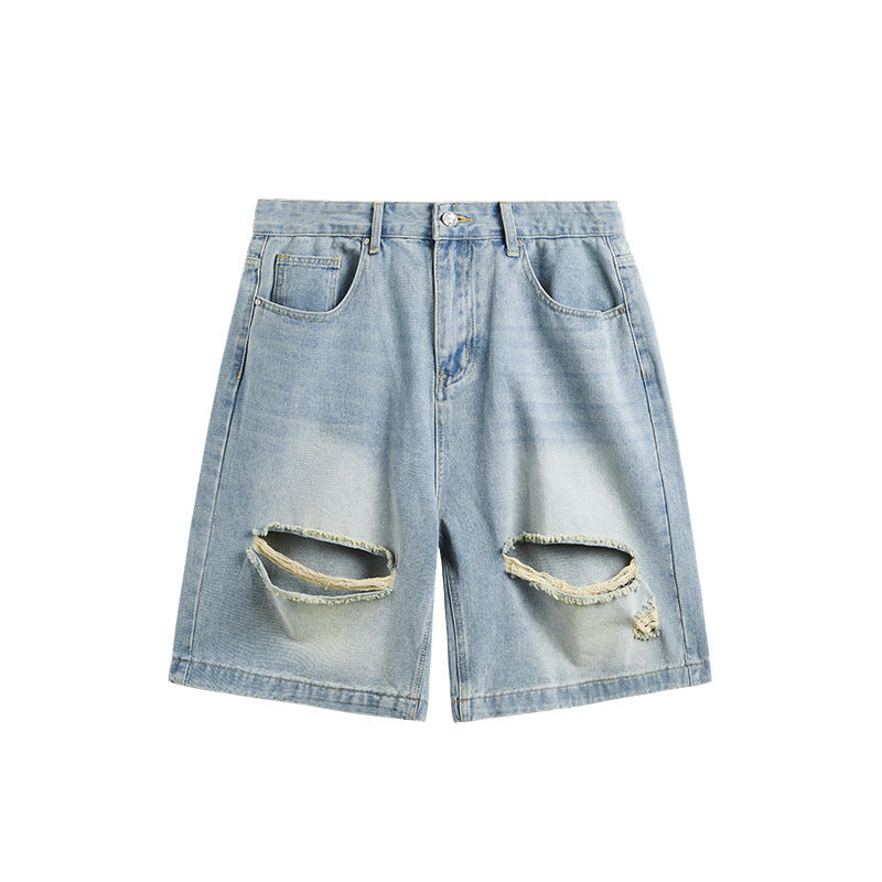 Men's Clothing Loose Street Retro Style Personality Shorts
