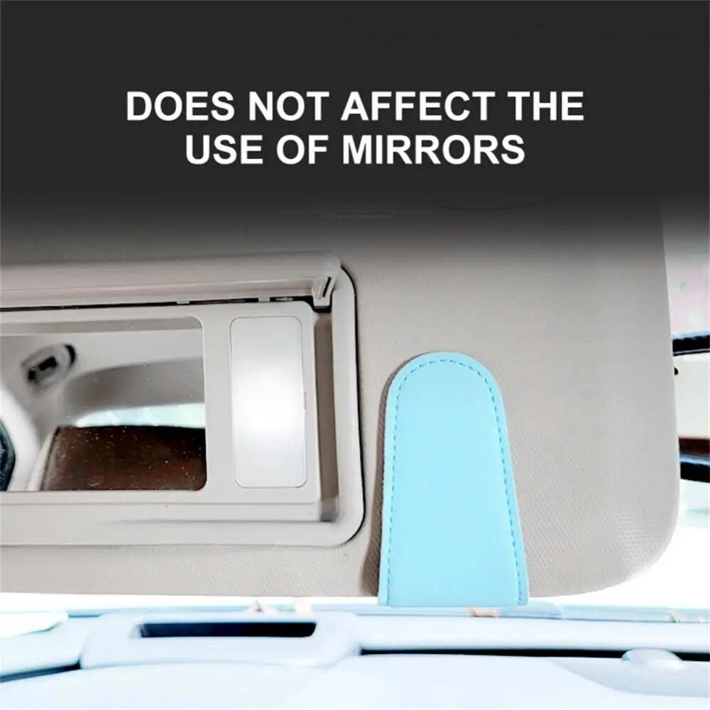 Universal Car Sun Visor Glasses & Document Holder